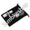 14mm 19mm Glass on Glass Oil Dome Set with Globe Dome , Straight Handle Adapter/Joint and Glass Nail - Image 3