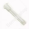 3.5" (INCH) GLASS DOWNSTEM DIFFUSER CLEAR LOW PROFILE 14mm/18mm - Image 3