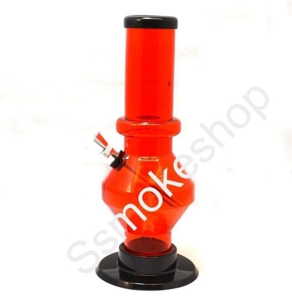ACRYLIC PLASTIC BONG WATER PIPE HEIGHT 8