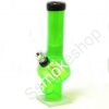 ACRYLIC PLASTIC BONG WATER PIPE HEIGHT 6" MOUTH 1" SKULL - Image 3