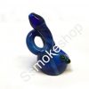 3.5" Twist Blue Standing Glass Pipe - Image 4