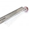 Glass oil burner pipe with color strip head design 6 inches