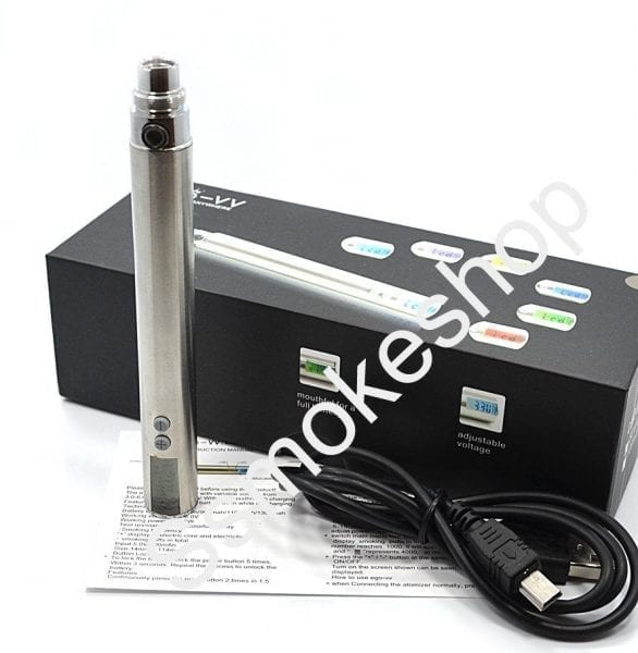 e-cig e-cigarette ego-v vv with resistance meter variable 