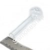 Pyrex Glass oil burner pipe thick Clear glass 4.5 inches jumbo size