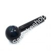 Black Color Pyrex Glass oil burner pipe thick glass 4 inches