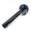 Black Color Pyrex Glass oil burner pipe thick glass 4 inches