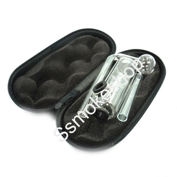 Glass Oil Burner Bubbler for Oil Wax with Hard carry case