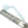 Bent Pyrex Glass oil burner pipe thick Clear 4″ Inches 10mm diameter