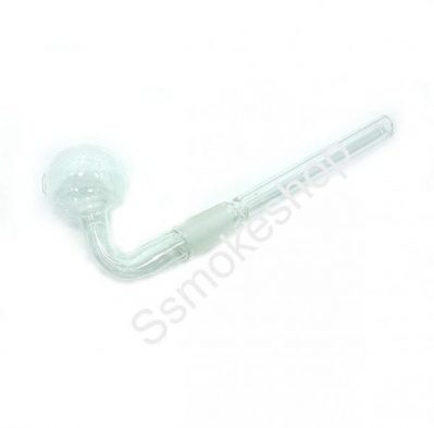 Glass on Glass GOG Clear Oil Burner Downstem 14mm joint adapter 5.5" Inches