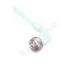Glass on Glass GOG Color Head Oil Burner Downstem 14mm joint adapter 6" Inches