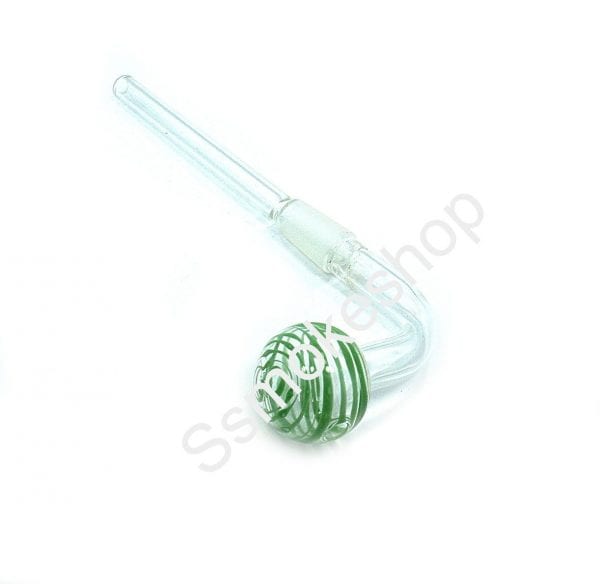 Glass on Glass GOG Color Head Oil Burner Downstem 14mm joint adapter 6" Inches
