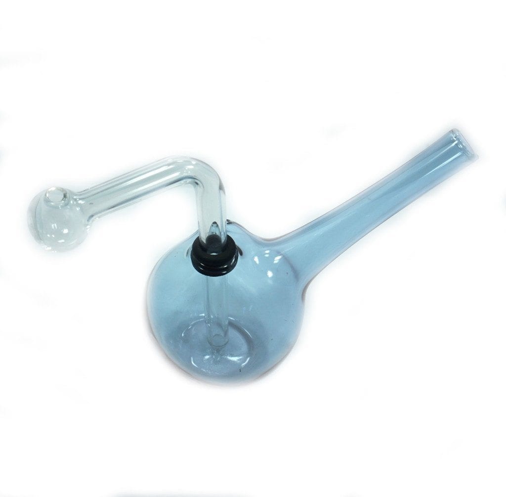 Glass Purple Color Oil Burner Bubbler Pipe for Oil Wax thick heavy