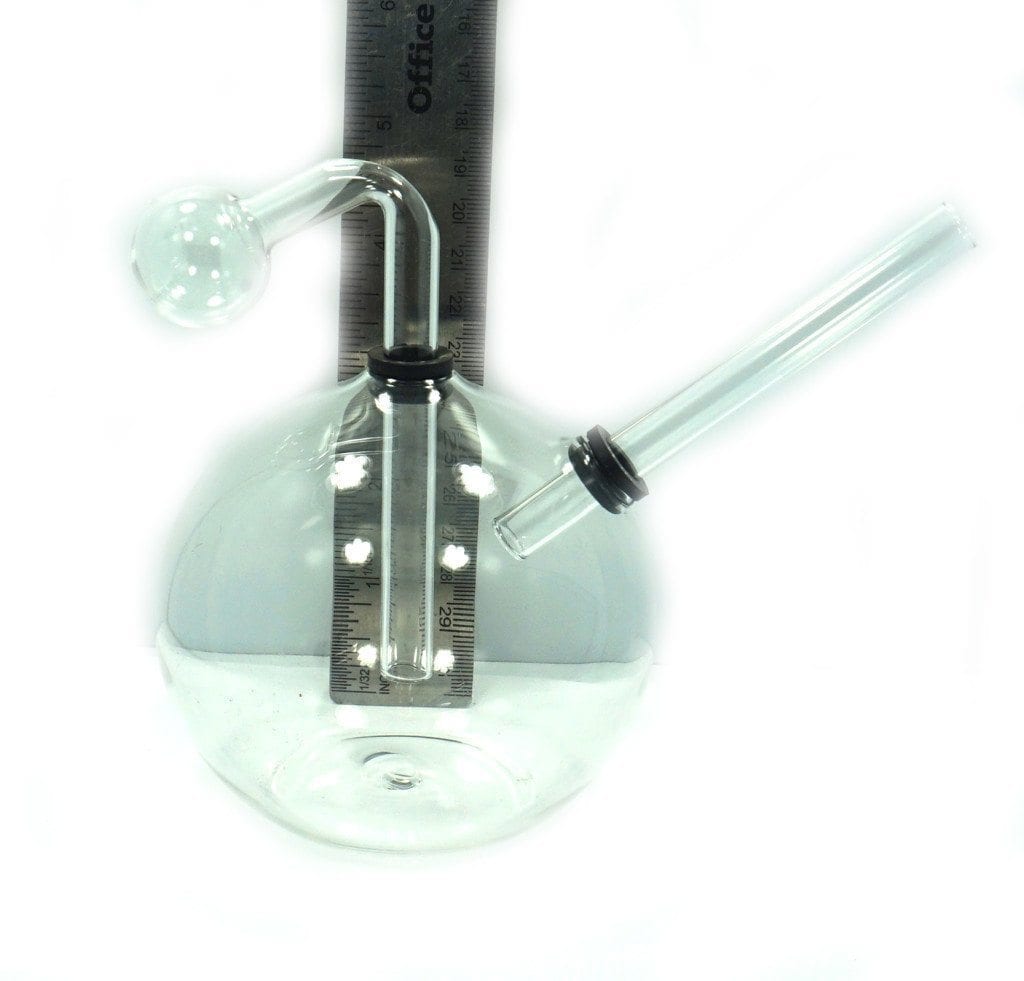 Jumbo Size Glass Oil Burner Bubbler Pipe wax smoking