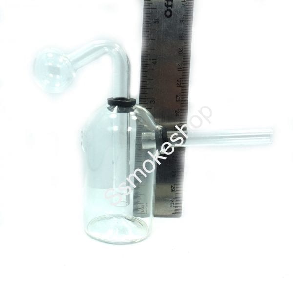 Glass Clear Oil Burner Bubbler Pipe for Oil Wax SCTC Thick Glass with CARB