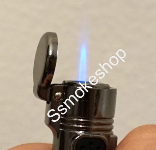 Windproof Single Jet Torch Flame Refillable Butane Cigar Cigarette Gas Lighter