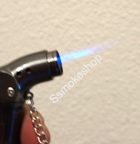 Windproof Single Side Jet Torch Flame Refillable Butane Cigar Cigarette Gas Lighter