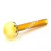 Glass oil burner pipe Yellow 4" inches
