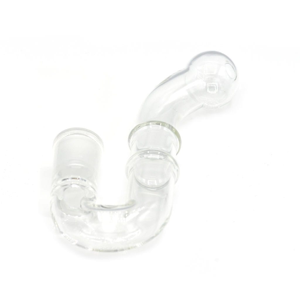 THICK GLASS HAND PIPE BUBBLER MOUTHPIECE ADAPTER 18mm