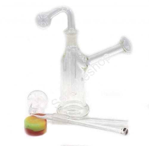 Bubbler Glass Oil Bubbler Wholesale 20cm Height Small Water Pipe