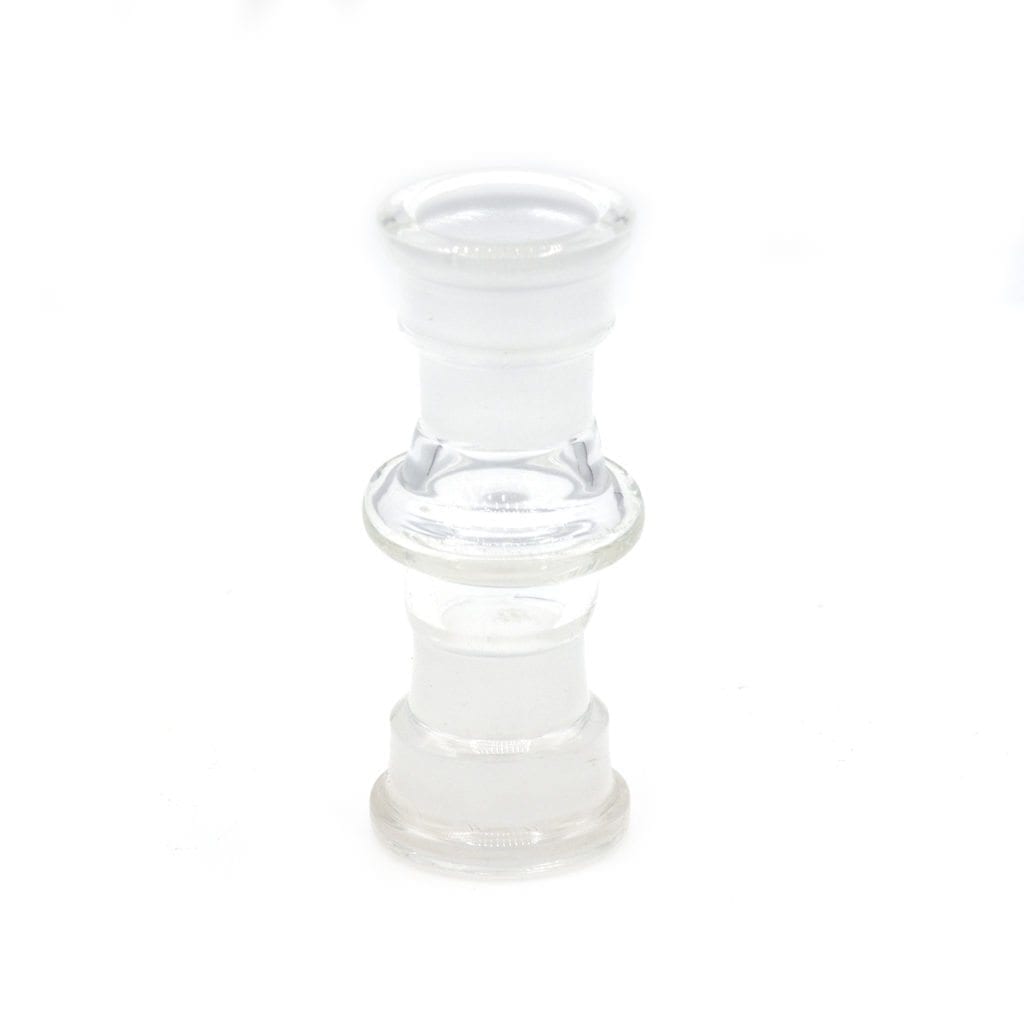 Glass on Glass 14mm/18mm Female Female Joint adaptor connector