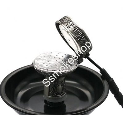 Metal E-Shisha smokepan Electronic Bowl Ceramic E-Charcoal Heater For Hookah