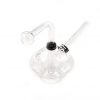 Glass Clear Oil Burner Bubbler Pipe for Oil Wax UFO Design