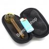 GLASS COLOR OIL BURNER PIPE 4″ INCHES AND BIC LIGHTER SET KIT