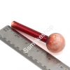 Dark Red Color Pyrex Glass oil burner pipe thick glass 4 inches
