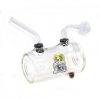 Thick Cylinder Glass Clear Oil Burner Bubbler Pipe for Oil Wax