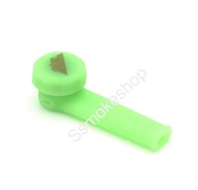 Silicone Hand Pipe Spoon with Cap