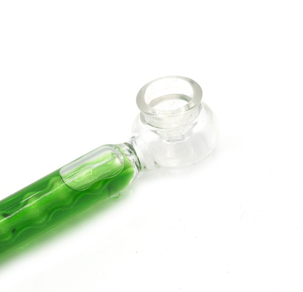 Liquid Freezer Vaporizing Pyrex Glass Hand Pipe smoking