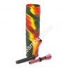 Foldable Silicone Bong Rasta 8" - Image 3