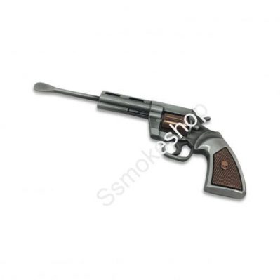 Dabber Tool All Metal Revolver Gun Design w/ Leather Holster