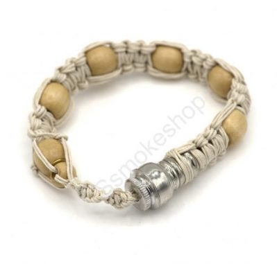Wood beads Bracelet Metal Pipe