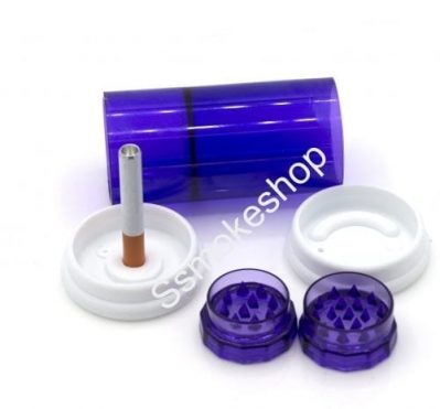 Cigarette bats and Grinder Set with color Acrylic Case