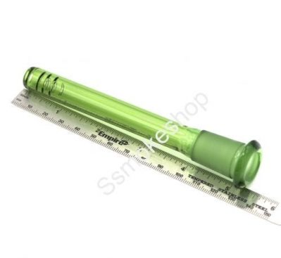 color down stem green GLASS DIFFUSED DOWNSTEM