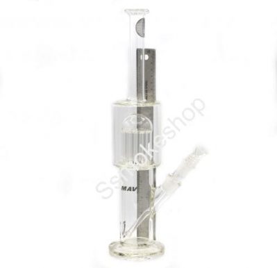 15" MAV Thick heavy Glass Water pipe 10 arms perc Bong