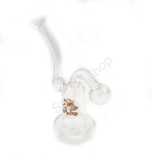 6" Glass Oil Burner Bubbler Water Bong w/ build-in downstem