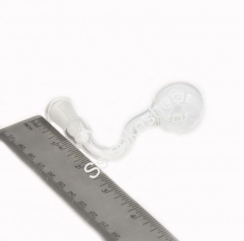 Glass on Glass GOG Clear Curve Oil Burner 10mm female joint adapter