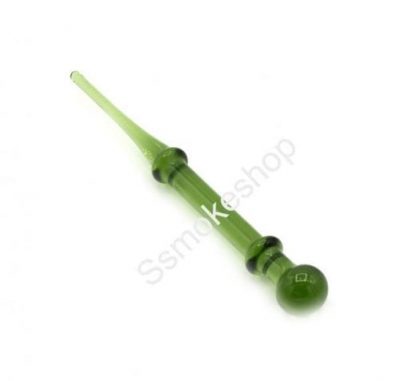Fancy Color Glass Dabber Tool 5"