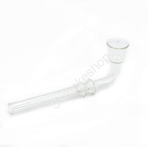 3" Pyrex Glass Clear Hand Pipe mini bowl