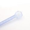 6" Pyrex Glass oil burner pipe Purple Color