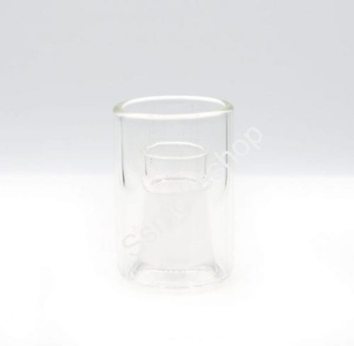 Glass 2" Clear Cylinder Dome Bowl for Oil Wax 18mm Female