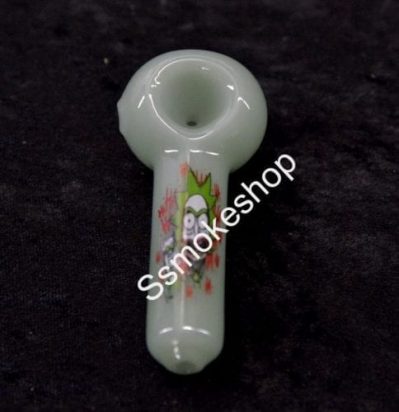 3.5" Ceramic Color Design Glass pipe