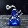 4" Thick Glass Oil Burner Bubbler Pipe Gourd Design