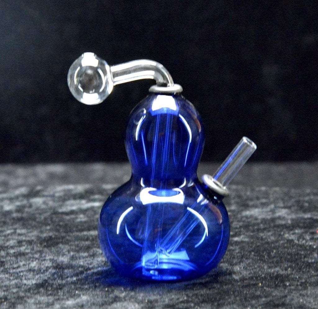 Glass Bottle Oil Burner Bubbler Pipe W Design Oil Wax