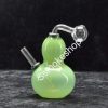 4" Thick Glass Oil Burner Bubbler Pipe Gourd Design