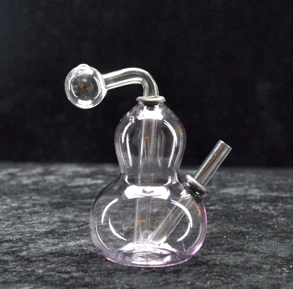 Glass Bottle Oil Burner Bubbler Pipe W Design Oil Wax