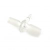 Glass on Glass Connecting Tube Joint Adapter 18mm male to 14mm male with handle 