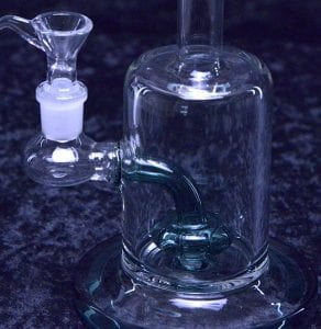 Shower head Stem Glass Water Bong Pipe Rig